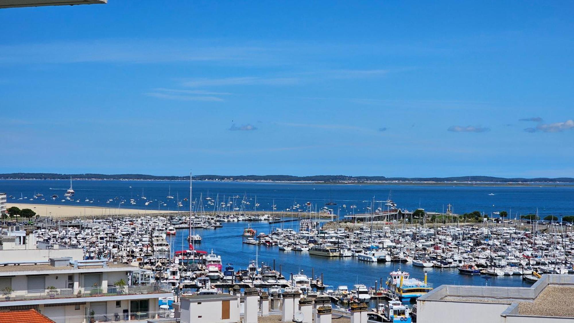 Ferienwohnung Vue Panoramique Sur Bassin,Piscine Et Terrasse Arcachon Exterior foto